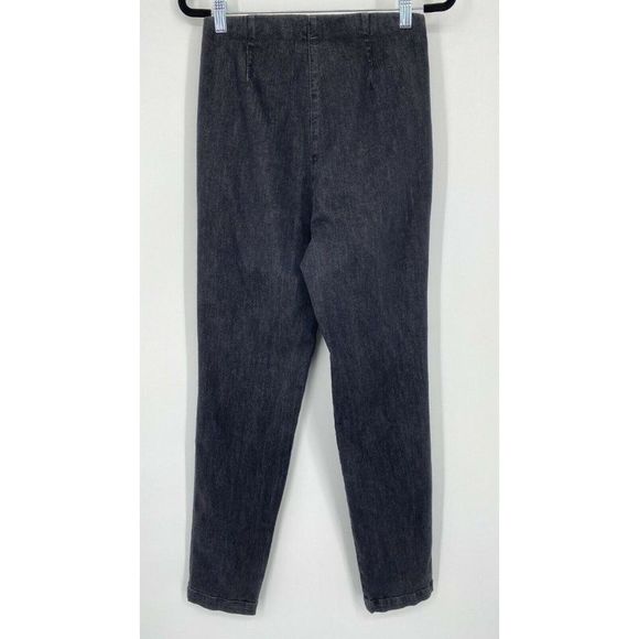 OSKA Skinny Jegging Jeans Womens Size 6 High Rise Pull On Denim Charcoal Gray - Picture 7 of 12